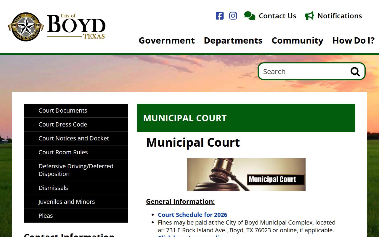 Boyd court docket service controlled by New Fairview